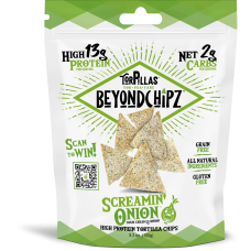 BEYONDCHIPZ: Screamin Onion Chips, 5.3 oz