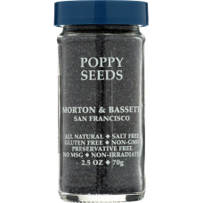 MORTON & BASSETT: Poppy Seeds, 2.5 oz