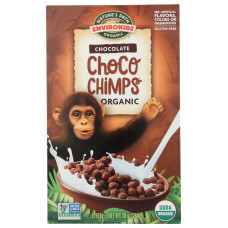 NATURES PATH: Choco Chimps Cereal, 10 oz