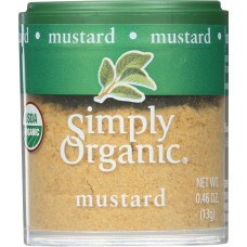 SIMPLY ORGANIC: Mustard Seed Ground, 0.46 oz