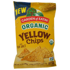 GARDEN OF EATIN: Organic Yellow Corn Tortilla Chips, 14 oz GARDEN OF EATIN: Organic Yellow Corn Tortilla Chips, 14 oz