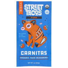 RIEGA: Organic Carnitas Street Taco Seasoning, 1 oz