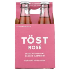 TOST: Rose Singles Sparkling White Tea 4Pack, 33.8 fo