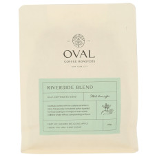 OVAL COFFEE: Riverside Blend Whole Bean Coffee, 8.82 oz