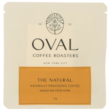 OVAL COFFEE: The Natural Single Serve Coffee, 0.39 oz