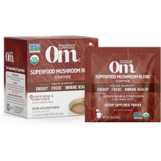 OM MUSHROOMS: Mushroom Coffee Blend 10Packets, 2.82 oz
