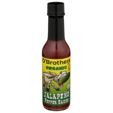 O BROTHERS: Organic Jalapeno Pepper Sauce, 5 oz