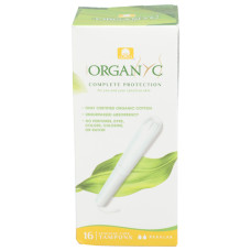 ORGANYC: Tampon With Applicator Regular, 16 pc ORGANYC: Tampon With Applicator Regular, 16 pc