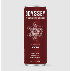 ODYSSEY ELIXIR: Sparkling Cola Energy Drink, 12 fo