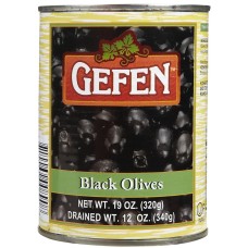 GEFEN: Black Olives, 19 oz