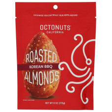 OCTONUTS: Korean BBQ Roasted Almonds, 6 oz