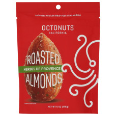 OCTONUTS: Herbes de Provence Roasted Almonds, 6 oz