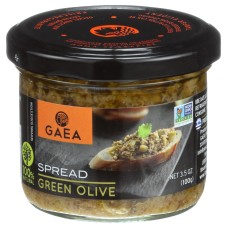 GAEA NORTH AMERICA: Green Olive Spread, 3.5 oz