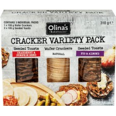 OLINAS BAKEHOUSE: Cracker Variety Pack, 10.9 oz