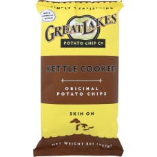 GREAT LAKES POTATO: Original Potato Chips, 8 oz