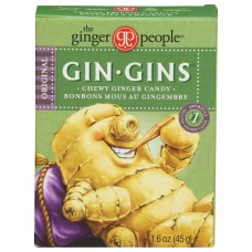GINGER PEOPLE: Gin Gins Original Ginger Chews, 1.6 oz