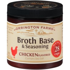 ORRINGTON FARMS: Chicken Flavored Broth Base And Seasoning, 6 oz