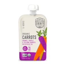 SERENITY KIDS: Pouch Carrot Variety Olive Oil, 3.5 oz