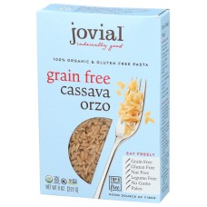 JOVIAL: Pasta Orzo Cassava, 8 oz