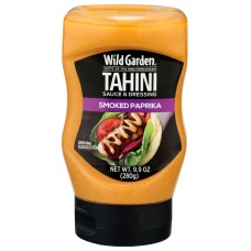 WILD GARDEN: Sauce and Dressing Smoked Paprika Tahini, 9.9 oz