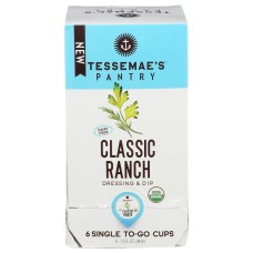 TESSEMAES: Pantry Classic Ranch To Go Cups 6Pack, 9 oz