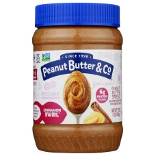 PEANUT BUTTER & CO: Cinnamon Swirl Peanut Butter, 16 oz