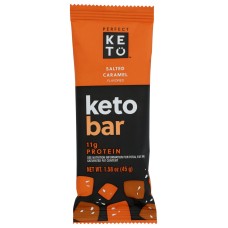 PERFECT KETO: Keto Bar Salted Caramel, 1.58 oz