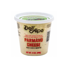 DELL ALPE: Grated Parmano Cheese, 12 oz