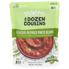 A DOZEN COUSINS: Classic Refried Pinto Beans, 10 oz