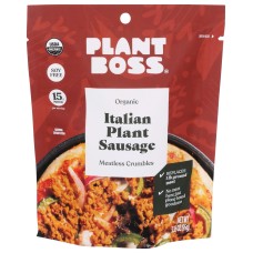 PLANT BOSS: Italian Plant Sausage, 3.35 oz
