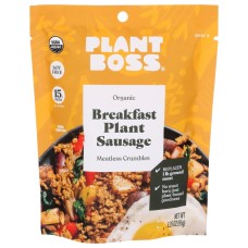 PLANT BOSS: Breakfast Plant Sausage, 3.35 oz