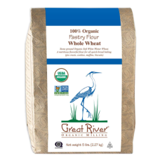 GREAT RIVER ORGANIC MILLING: Organic Whole Wheat Pastry Flour, 5 lb