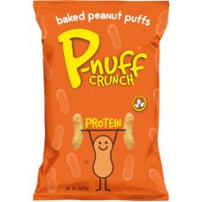 PNUFF: Baked Peanut Puffs Roasted Peanut Flavor, 4 oz