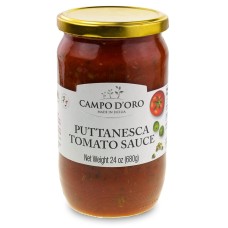 CAMPO DORO: Sauce Tomato Puttanesca, 24 oz