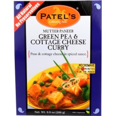 PATEL: Mutter Paneer Green Pea Cottage Cheese Curry, 9.9 oz