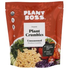 PLANT BOSS: Unseasoned Plant Crumbles, 9.52 oz