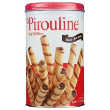 DEBEUKELAER: Pirouline Dark Chocolate Rolled Wafers, 14.1 oz
