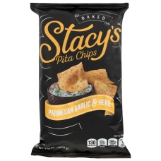 STACYS PITA CHIP: Parmesan Garlic and Herb Pita Chips, 7.33 oz