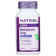 NATROL: Melatonin Time Release Tablets 1mg, 90 tb