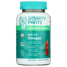 SMARTYPANTS: Organic Prenatal Multi and Omegas, 90 ea