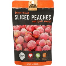 SIMPLE KITCHEN: Freeze Dried Sliced Peaches, 1.4 oz