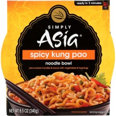 SIMPLY ASIA: Spicy Kung Pao Noodle Bowl, 8.5 oz