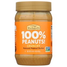 CRAZY RICHARD: Crunchy Peanut Butter, 16 oz