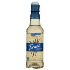 TORANI: Puremade Zero Sugar Vanilla, 375 ml