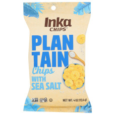 INKA: Plantain Chips Sea Salt, 4 oz INKA: Plantain Chips Sea Salt, 4 oz
