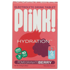 PLINK: Pomegranate Berry Electrolyte Drink Tablet Hydration 12Ct, 1 bx