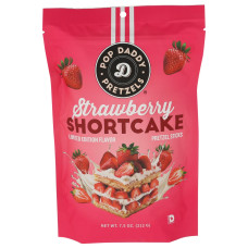 POP DADDY: Strawberry Shortcake Pretzels, 7.5 oz