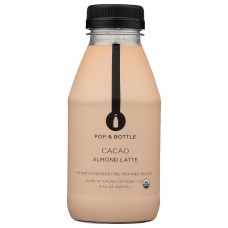 POP AND BOTTLE: Cacao Almond Latte, 11 oz