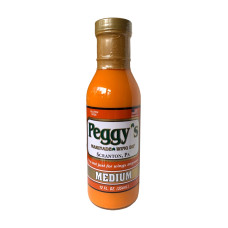 PEGGYS MARINADE N DIPPING SAUCE: Medium Sauce, 12 oz PEGGYS MARINADE N DIPPING SAUCE: Medium Sauce, 12 oz