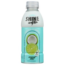 SHINEWATER: Coconut Lime Water, 16.9 fo